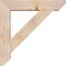 Ekena Millwork Traditional Slat Smooth Bracket w/ Offset Brace, Douglas Fir, 7 1/2"W x 36"D x 36"H BKT0806X36X36TRA06SDF - alternate 3